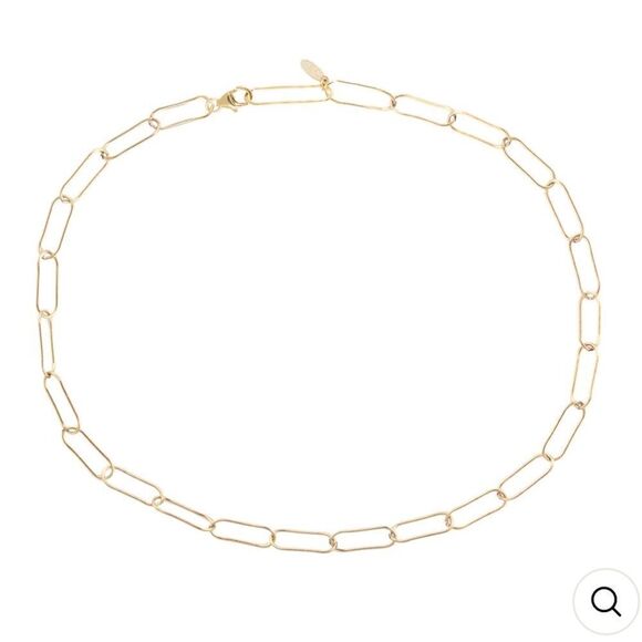 Kris Nations Gold-Filled Large Link Chain Necklace - Picture 1 of 3